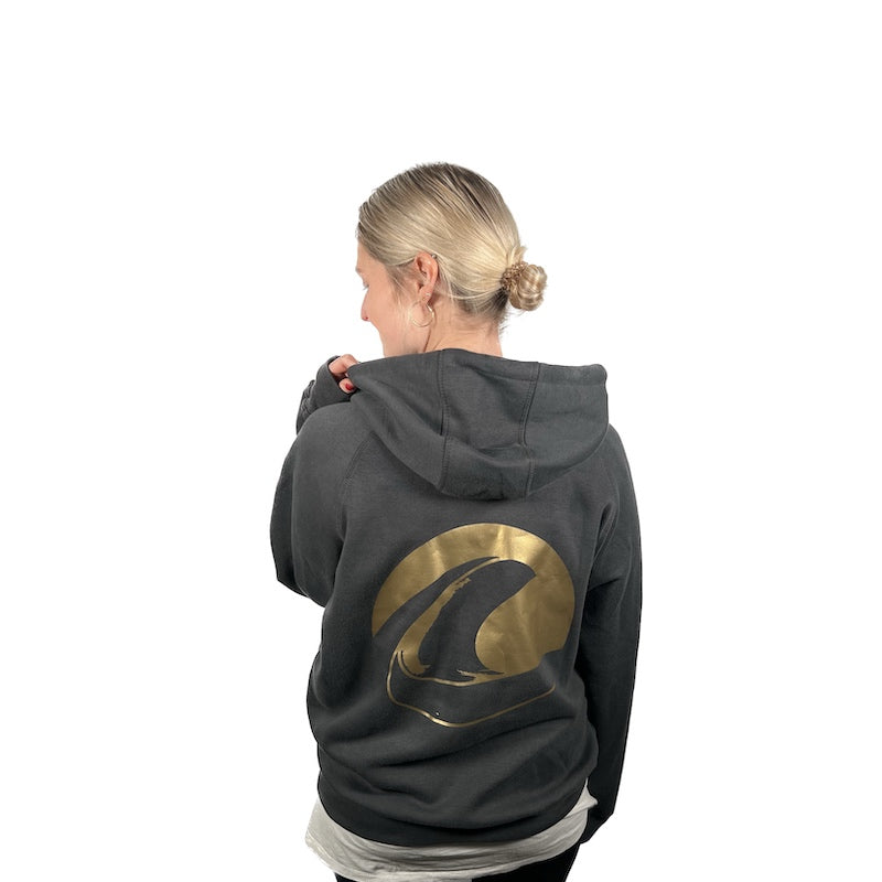 HOODIE // GREY GOLD